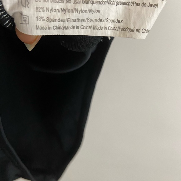 Maxmoda Black Tiered Ruffle One Piece Swimsuit Sz S Swimwear Vacation Beach - Picture 8 of 11